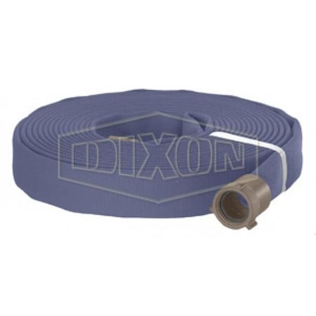 Dixon 1-1/2 in ID x 100 ft L Water Hose, Aluminum Fitting PW615B100RAS